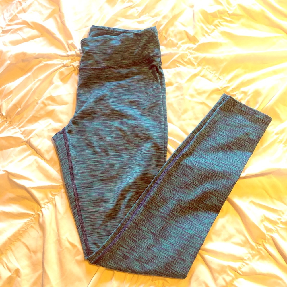 Green/blue Active wear pants